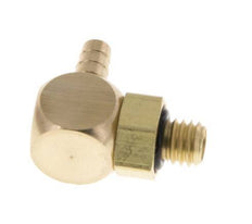 3 mm & M5 Messing L-Slangpilaar Met Buitendraad NBR Afdichting Draaibaar [2 Stuks]