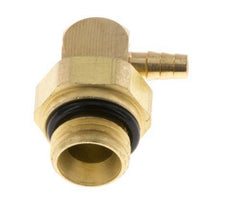 3 mm & G1/8'' Messing L-Slangpilaar Met Buitendraad NBR Afdichting Draaibaar [2 Stuks]