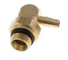 4 mm & G1/8'' Messing L-Slangpilaar Met Buitendraad NBR Afdichting Draaibaar