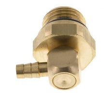 4 mm & G1/4'' Messing L-Slangpilaar Met Buitendraad NBR Afdichting Draaibaar