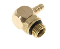 6 mm & G1/4'' Messing L-Slangpilaar Met Buitendraad NBR Afdichting Draaibaar