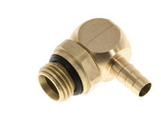 6 mm & G1/4'' Messing L-Slangpilaar Met Buitendraad NBR Afdichting Draaibaar