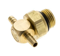 3 mm & G1/8'' Messing T-slangpilaar met buitendraad NBR Afdichting