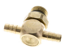 6 mm & G1/4'' Messing T-slangpilaar met buitendraad NBR Afdichting