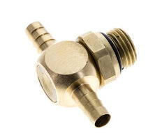 6 mm & G1/4'' Messing T-slangpilaar met buitendraad NBR Afdichting