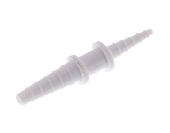 8 tot 10 mm & 4 tot 8 mm PP Slangkoppeling [2 Stuks]