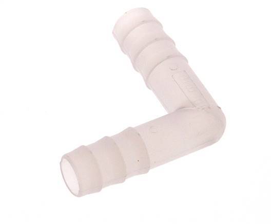 10 mm PVDF L-Slangkoppeling [2 Stuks]