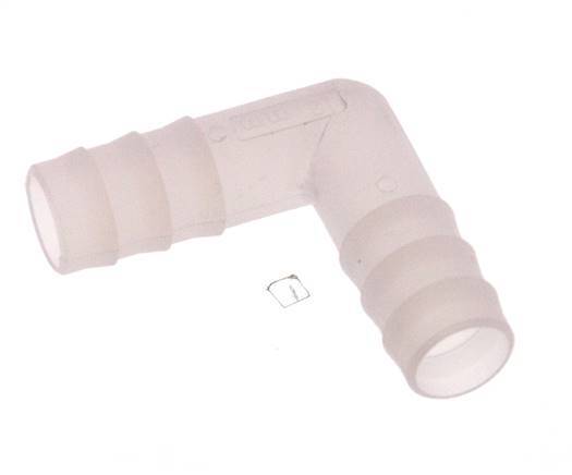 13 mm PVDF L-Slangkoppeling [2 Stuks]