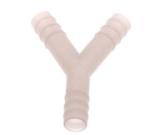 13 mm PVDF Y-Slangkoppeling