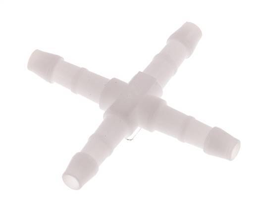 4 mm POM Kruis-Slangkoppeling [10 Stuks]