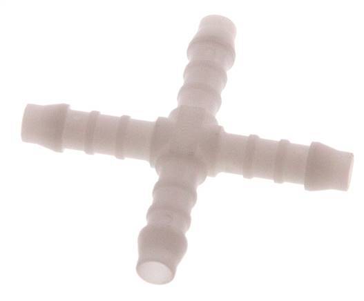 6 mm POM Kruis-Slangkoppeling [5 Stuks]