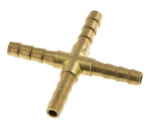 5 mm Messing Kruis-Slangkoppeling [2 Stuks]