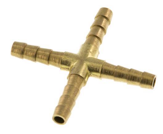 5 mm Messing Kruis-Slangkoppeling [2 Stuks]