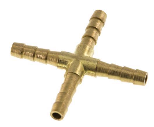 5 mm Messing Kruis-Slangkoppeling [2 Stuks]