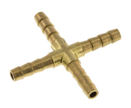 5 mm Messing Kruis-Slangkoppeling [2 Stuks]