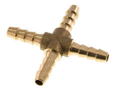6 mm Messing Kruis-Slangkoppeling [2 Stuks]