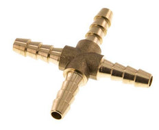 6 mm Messing Kruis-Slangkoppeling [2 Stuks]