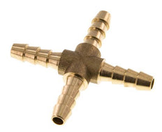 6 mm Messing Kruis-Slangkoppeling [2 Stuks]