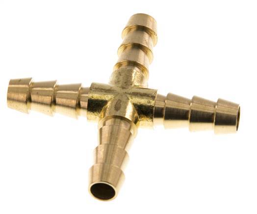 8 mm Messing Kruis-Slangkoppeling [2 Stuks]