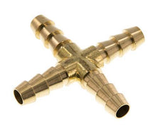 8 mm Messing Kruis-Slangkoppeling [2 Stuks]