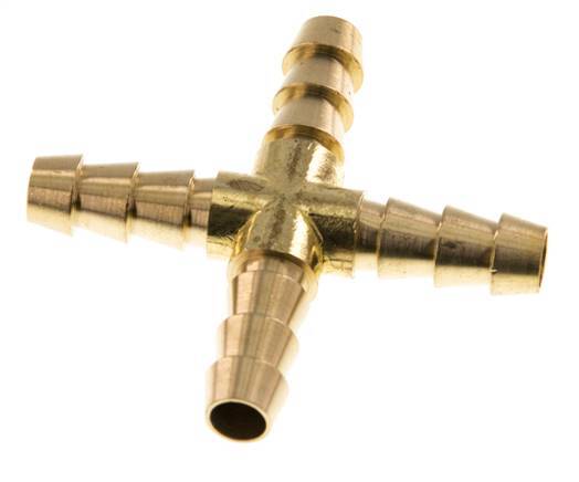 8 mm Messing Kruis-Slangkoppeling [2 Stuks]
