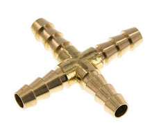8 mm Messing Kruis-Slangkoppeling [2 Stuks]