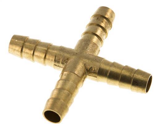 9 mm Messing Kruis-Slangkoppeling [2 Stuks]