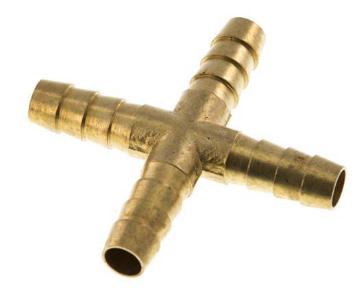 9 mm Messing Kruis-Slangkoppeling [2 Stuks]