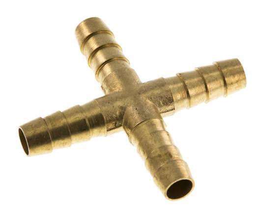 9 mm Messing Kruis-Slangkoppeling [2 Stuks]