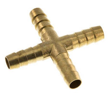 9 mm Messing Kruis-Slangkoppeling [2 Stuks]