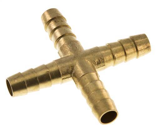 9 mm Messing Kruis-Slangkoppeling [2 Stuks]