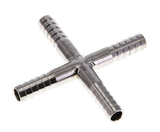 6 mm RVS 1.4301 Kruis-Slangkoppeling