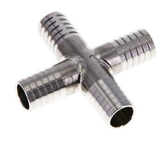 13 mm RVS 1.4301 Kruis-Slangkoppeling