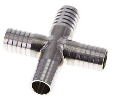 13 mm RVS 1.4301 Kruis-Slangkoppeling