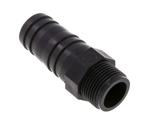 25 mm & G3/4'' PVC-U Slangpilaar buitendraad 76mm EN 1452-3 [5 Stuks]