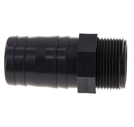 40 mm & G1-1/4'' PVC-U Slangpilaar Buitendraad 92mm EN 1452-3 [2 Stuks]