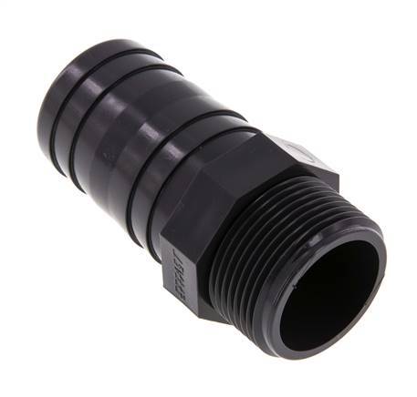 40 mm & G1-1/4'' PVC-U Slangpilaar Buitendraad 92mm EN 1452-3 [2 Stuks]