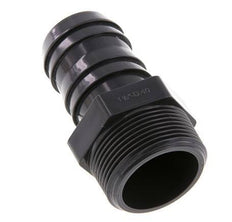 40 mm & G1-1/2'' PVC-U Slangpilaar Buitendraad 89mm EN 1452-3