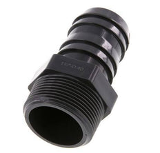 40 mm & G1-1/2'' PVC-U Slangpilaar Buitendraad 89mm EN 1452-3