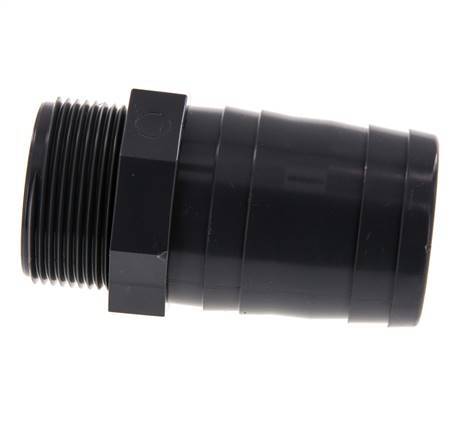 50 mm & G1-1/2'' PVC-U Slangpilaar Buitendraad 99mm EN 1452-3 [2 Stuks]