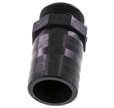 50 mm & G1-1/2'' PVC-U Slangpilaar Buitendraad 99mm EN 1452-3 [2 Stuks]