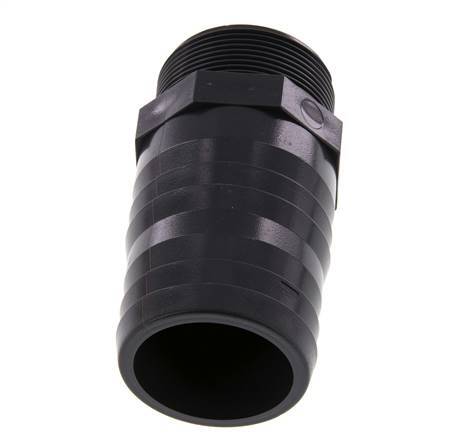60 mm & G2'' PVC-U Slangpilaar Buitendraad 118mm EN 1452-3