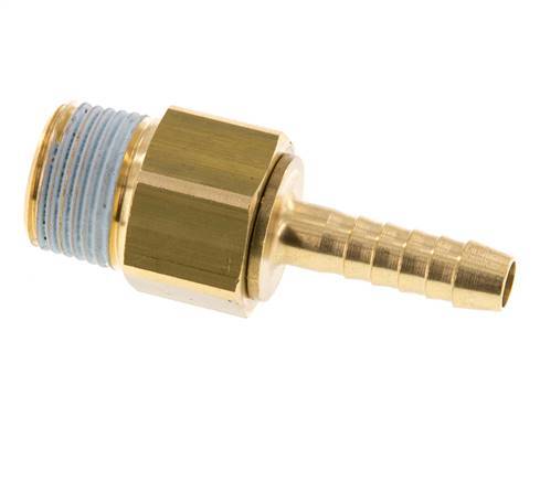 6 mm & R3/8'' Messing Slangpilaar Buitendraad NBR Afdichting Draaibaar