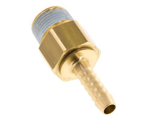 6 mm & R3/8'' Messing Slangpilaar Buitendraad NBR Afdichting Draaibaar