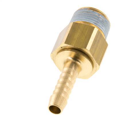 6 mm & R3/8'' Messing Slangpilaar Buitendraad NBR Afdichting Draaibaar