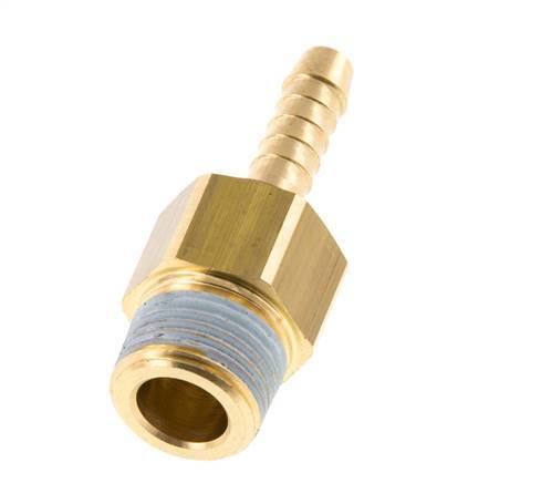 6 mm & R3/8'' Messing Slangpilaar Buitendraad NBR Afdichting Draaibaar