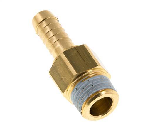 9 mm & R3/8'' Messing Slangpilaar Buitendraad NBR Afdichting Draaibaar