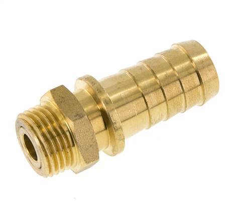 19 mm & R1/2'' Messing Slangpilaar Buitendraad FKM Afdichting Draaibaar