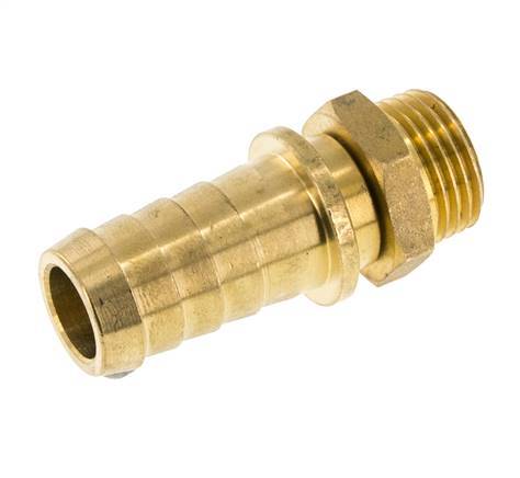 19 mm & R1/2'' Messing Slangpilaar Buitendraad FKM Afdichting Draaibaar
