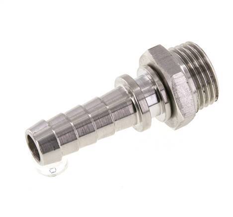13 mm & R1/2'' RVS 1.4301 Slangpilaar Buitendraad FKM Afdichting Draaibaar
